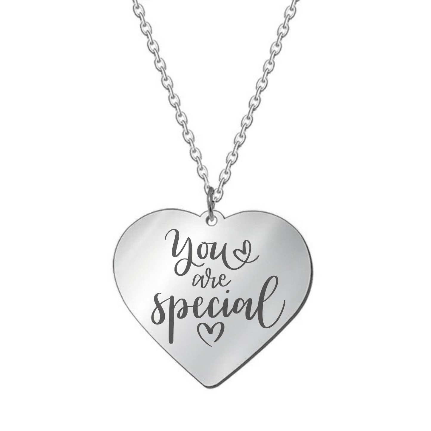Set Cadou Colier Argint 925, cutiuta personalizata cu felicitare de iubire de la Iubit pentru Iubita "You are special"