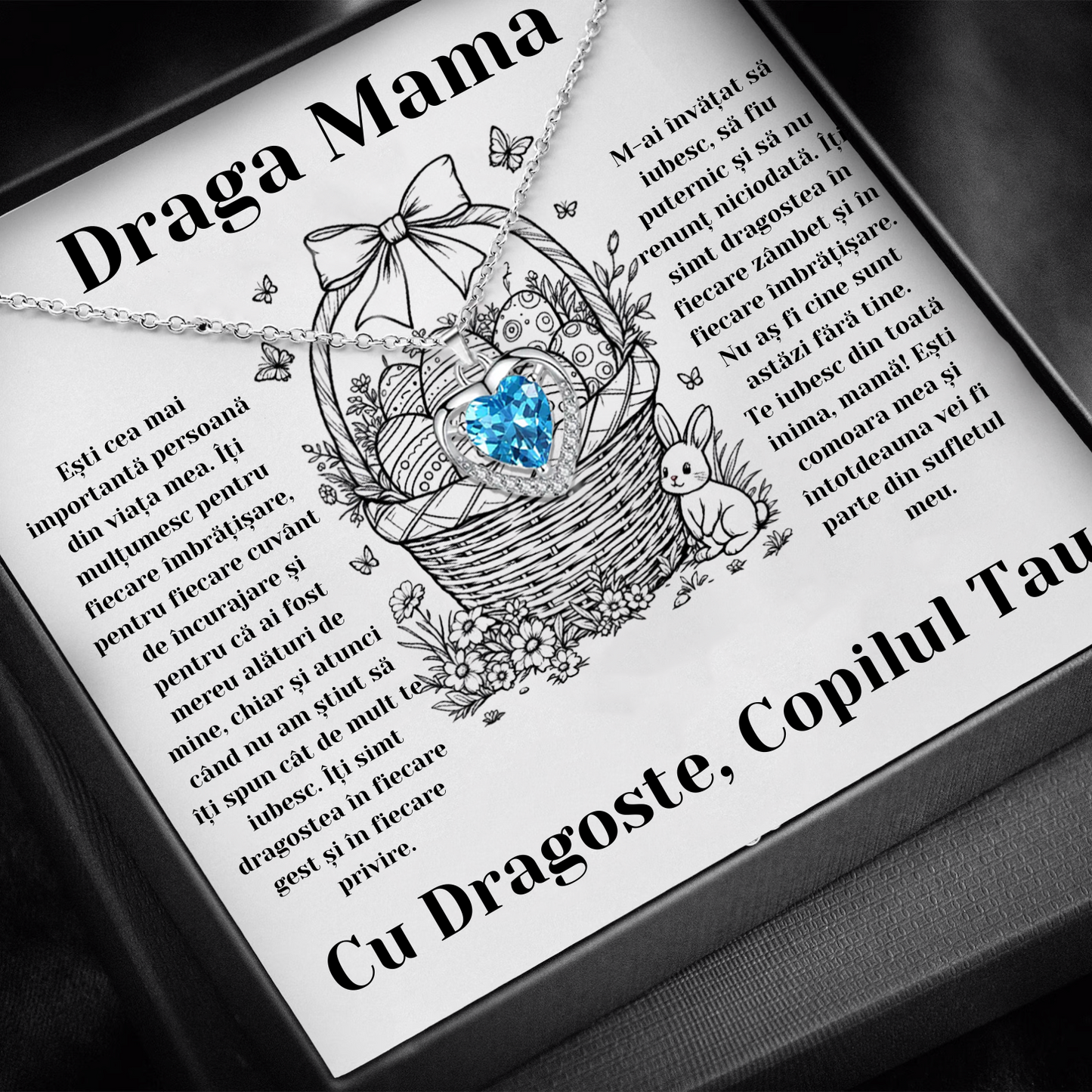 Idei Cadou de Paste Mama - Lantisor argint