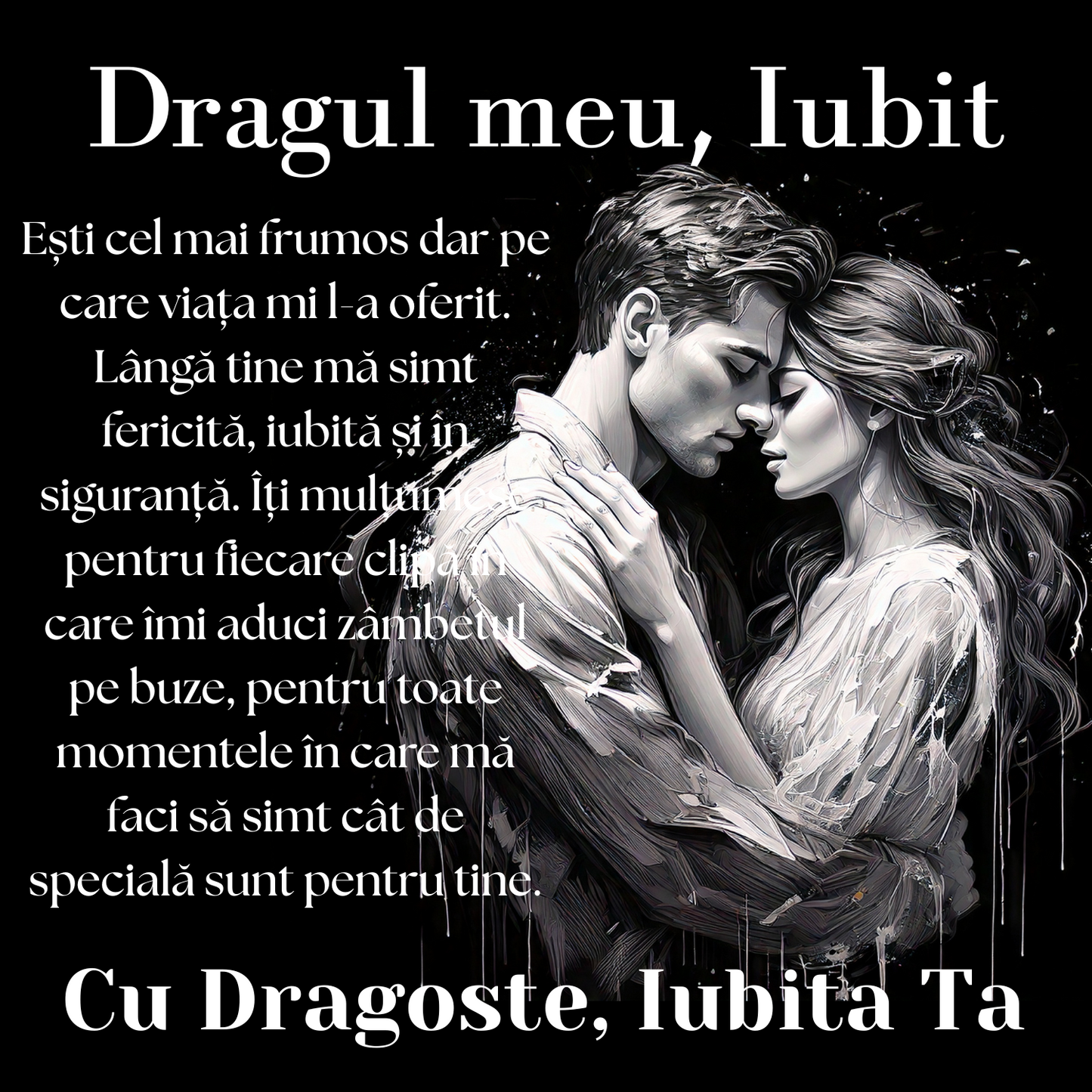 Cadou Iubit - Lantisor cu Cruce si mesaj de Dragoste
