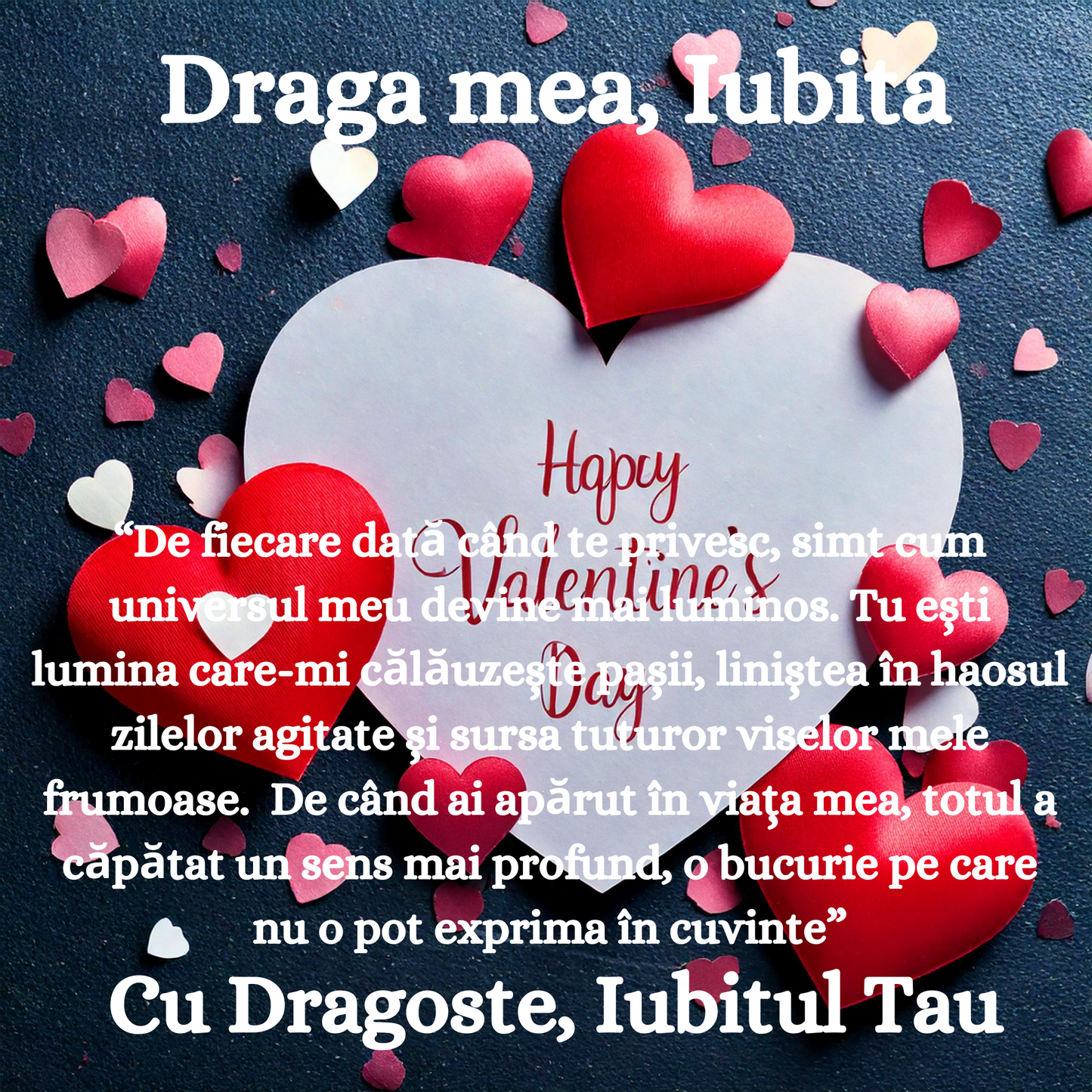 Cadou Sot - Bratara din otel inoxidabil cu mesaj de Dragoste