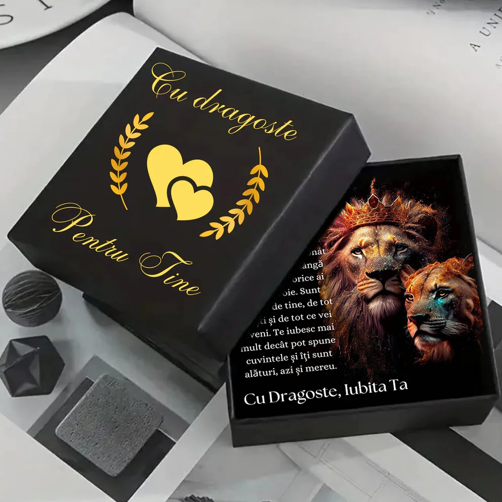 Cadou Iubit - Lantisor cu Cruce si mesaj de Dragoste
