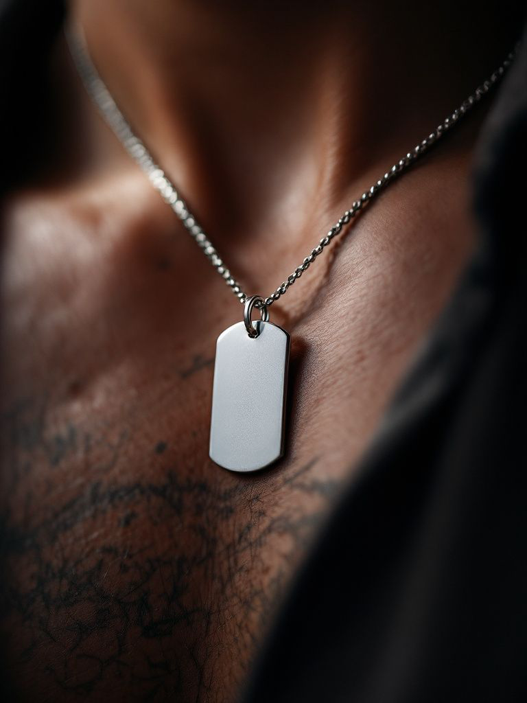 Cadou pentru Fiu Colier Argint 925 Dog Tag