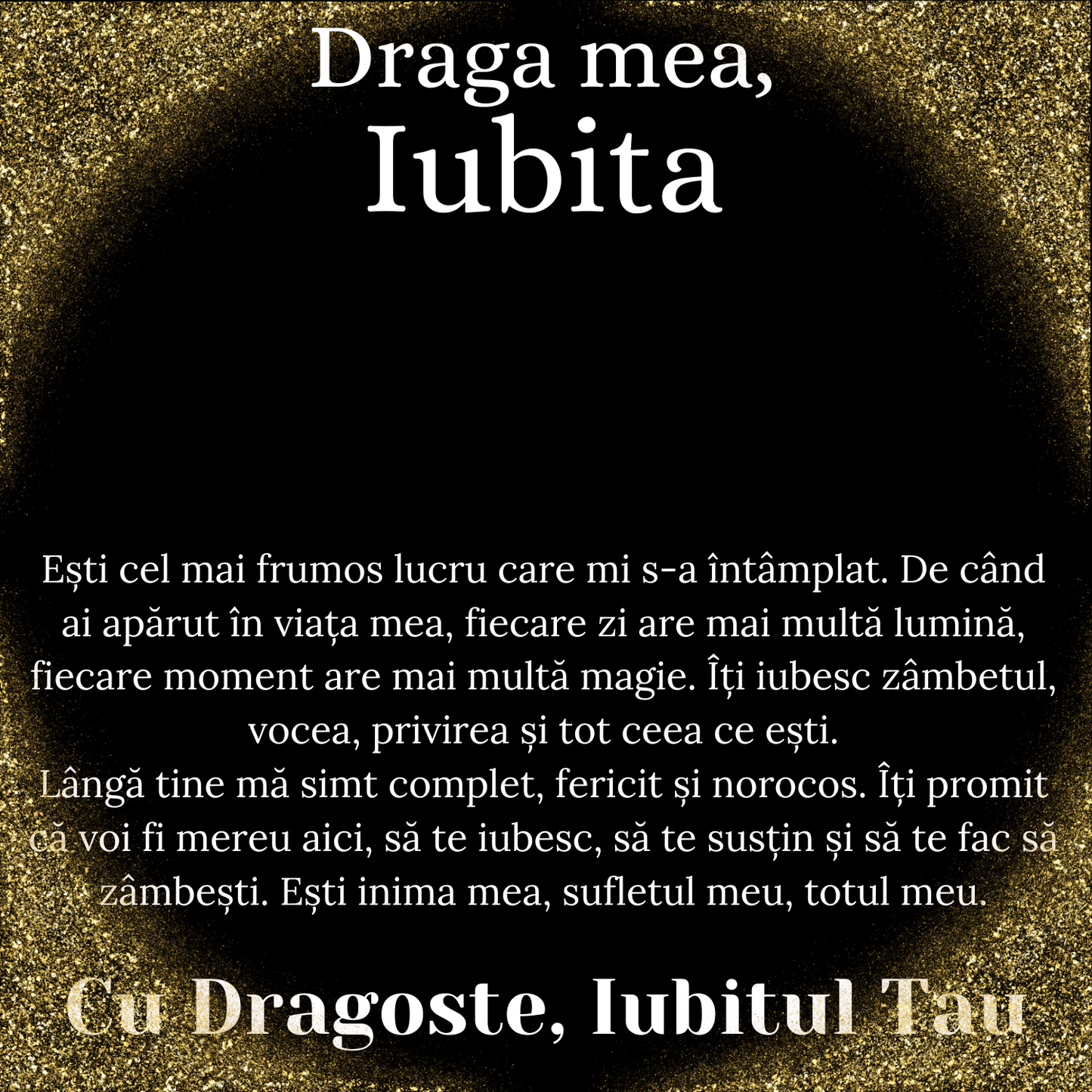 Cadou Iubita – Colier Argint 925 cu Zirconiu și Mesaj de Dragoste