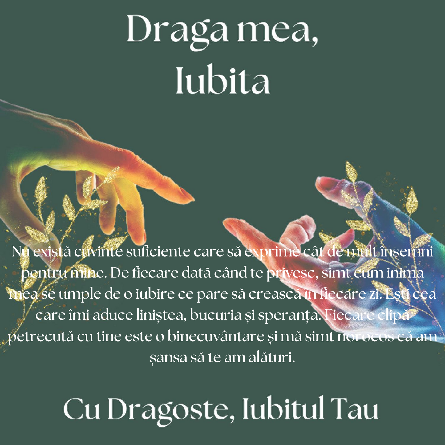 Cadou Iubita – Colier Argint 925 cu Zirconiu și Mesaj de Dragoste