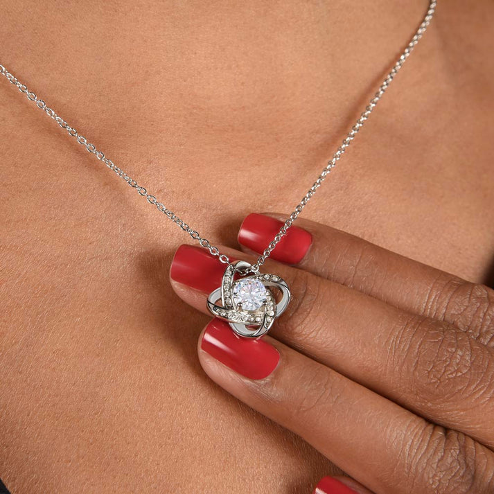 Cadou Sotie – Colier cu Zirconiu și Mesaj de Dragoste