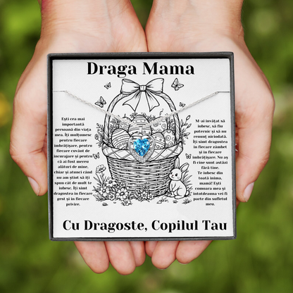 Idei Cadou de Paste Mama - Lantisor argint