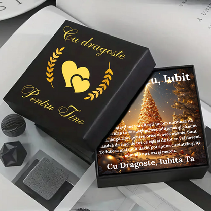 Cadou Iubit - Lantisor cu Cruce si mesaj de Dragoste