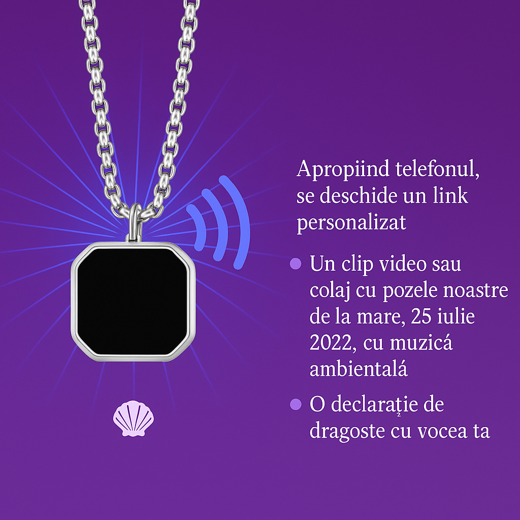 Colier cu cip Nfc integrat