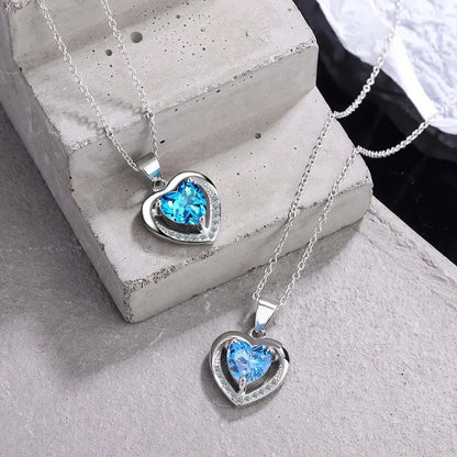 Set Cadou Colier din Argint 925 placat cu aur alb Rodiat, cutie deosebita in forma de carte cu mesaj emotionant in interior de la Mama pentru Fiica