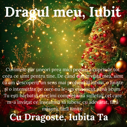 Cadou Sot - bratara din piele cu mesaj de Dragoste