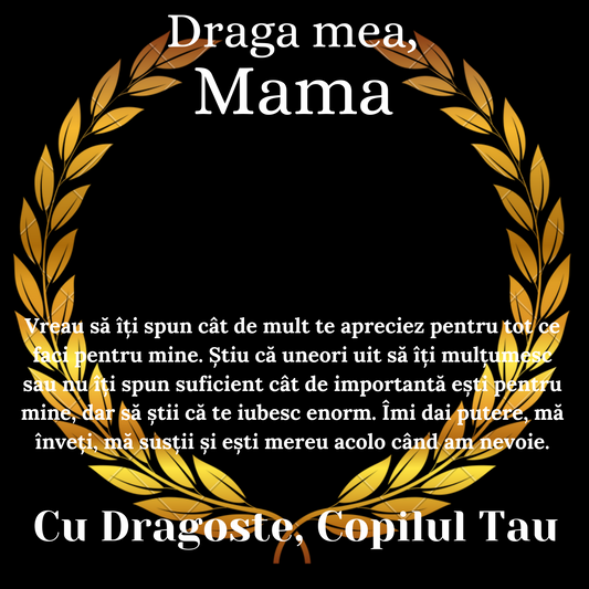 Cadou Mama – Colier Argint 925 cu Zirconiu și Mesaj de Dragoste Lion